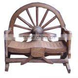 Old Wheel Cart Bench thumbnail-1