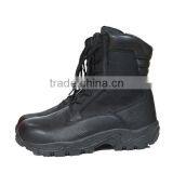 High Quality Black Leather Military Boots For Men thumbnail-4