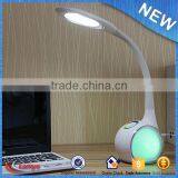 Wireless Bluetooth Speaker Desk Lamp With Warm/cold Light for Studying/camping thumbnail-1