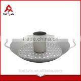 High Quality Carbon Steel BBQ Grill Pan With Removable Handles thumbnail-4