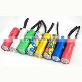 Ninghai Betion Electrical Supply Cheapest 3AAA Battery Mini 9 LED Torch Aluminium Led Flashlight thumbnail-5