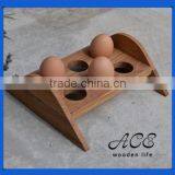 Wooden Egg Holder Oak Eggs Tray thumbnail-1