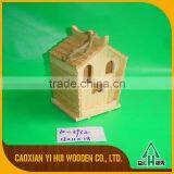 Cheap Nature Unfinishes Wooden Bird House thumbnail-5