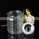 Hot Selling Products Embossed 320ml Free Sample Small Glass Jars thumbnail-2