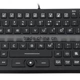 2 in 1 Silicone Industrial Keyboard With Integrated Mouse Buttons 86 Keys and 12 Functional Keys USB1.1 Waterproof thumbnail-1