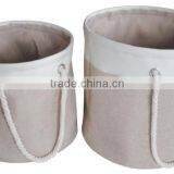 Store More Polyester Lining Fabric Laundry Basket, Folding Laundry Basket thumbnail-3