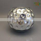 Mercury Glass Vase,silver or Gold Color Glass Vase thumbnail-5