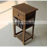 Top Grade New Arrival Handmade Unfinished Vintage Wooden Cabinet With Drawer thumbnail-1