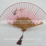 Chinese Traditional Fashion Summer Foldable Bamboo Fan thumbnail-5
