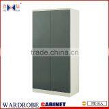 Steel Locker 2 Doors Steel Wardrobe Metal Wardrobe Dormitory Wardrobe Metal Cupboard thumbnail-2