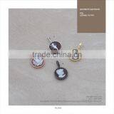 925 Sterling Silver Pendants Made in Italy P25s Cameo16mm thumbnail-1