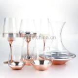 74oz Antique Rosegold Colorful Glass Wine Decanter Water Carafe thumbnail-2
