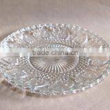 Glass plate/Glass dinner plates/wholesale clear glass plates