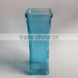 Wholesale Vertical Stripes Multicolor Glass Vase/glassware thumbnail-2