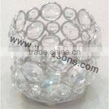BEAUTIFUL EUROPEAN COLLECTION CRYSTAL VOTIVE CANDLE HOLDERS thumbnail-6
