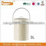 Stainless Steel Metal Indoor Compost Bin thumbnail-4
