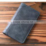 Retro Bifold Men Pure Leather Business Card Holder Fashion Card Wallet thumbnail-4