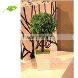GNW GP004 Artificial Plastic Topiary Ball Plant Pots Wholesale for Office Table Decoration thumbnail-3