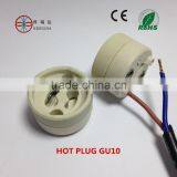 Halogen Hot Plug Porcelain Gu10 Lampholder for Led Bulb thumbnail-1