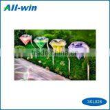 Outdoor Use Led Inset Type Garden Lightening LED Operated Solar Panel Crystal Garden Solar Light thumbnail-1