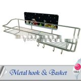 Bathroom Kitchen Metal Storage Shelf Rack