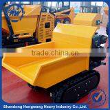 Factory Supply Cheap Price Garden Hydraulic Crawler Mini Dumper thumbnail-3