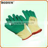 A1007 Cotton Yarn Glove With Crinkle Nitrile thumbnail-1