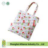 Custom Printed Shiny PVC Coated Cotton Shopping Bag PVC Tote Bag(Z-PC-004) thumbnail-1
