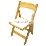 Wood and Leather Folding Chairs for Wedding thumbnail-1