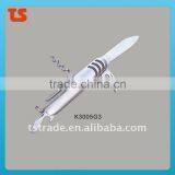 2014 "STOCK"New Design Multi Knife Novelty Pocket Knife Multi Functiona Utility Kinfe LED Knife Fshion(K3005SG3) thumbnail-1