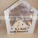 2016 Christmas Cut Wooden Deco Laser Cutting Light Tray thumbnail-3