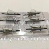 6pcs/ Package NAP Arrow Points /Receivers 100 Grain Trophy Arrowheads 2" Cut For Hunting thumbnail-6