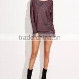 Hot Pink Long Sleeve Elastic Cotton Warm Party Dresses Vestidos Sexy Mini Pencil Club Bodycon Bandage Dress thumbnail-5