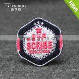 Hangzhou Garment Accessories Custom Design Sewing Embroidery Badges thumbnail-6