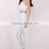 2017 Fashion Crop Top and Pant Style Women Two Piece Set thumbnail-3