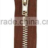 5# Brass Zipper Two Way Open thumbnail-1