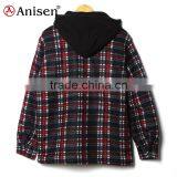 Wholesale Plaids Winter Polar Fleece Promotion Men Coat Stock thumbnail-2
