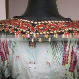 Multicolor CAFTAN Digital Print Crepe Silk LONG Kaftan Tunic Poncho thumbnail-4