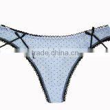 New Sexy Mini White Cotton Thongs thumbnail-1
