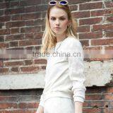 Maxnegio Women Autumn Casual Designer Lace Coat 100% Polyester Coat Women thumbnail-2