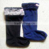 Windproof Kids & Adult Polar Fleece Fur Rain Boot Liners Factory thumbnail-6