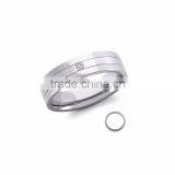 Silver Plated Ring, One Stone Ring, Simple Ring Design thumbnail-1