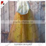 Wholesale Summer Girls Flower Print Wheat Embroideried Voile Dress Cotton Dress thumbnail-2