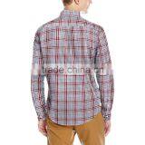 Wholesale Custom Long Sleeve Contrast Color Oxford Causal Dress Shirt thumbnail-4
