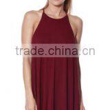 Plus Size Women Clothing Knit Halter Neck Spaghetti Swing Dress For Ladies thumbnail-1