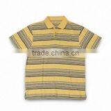 Men's Polo T-shirt With Peach Finish, Made of 100% Cotton Yarn Dye, Single Jersey, 180gsm thumbnail-1