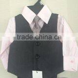 Latest Design High Quality China Formal Boy Vest Waistcoat Suit Factory thumbnail-1