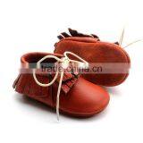 2017 Wholesale Genuine Leather Latest Leather Baby Baba Kids Shoes thumbnail-1