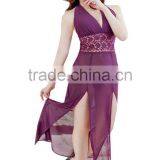 Sexy Women Babydoll Lingerie Underwear Sleepwear (Purple) thumbnail-1