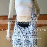 Large Cotton Shoulder Bag Hippie Boho Sling Crossbody thumbnail-1